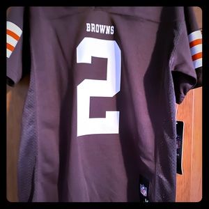 NWT youth Browns Manziel Jersey